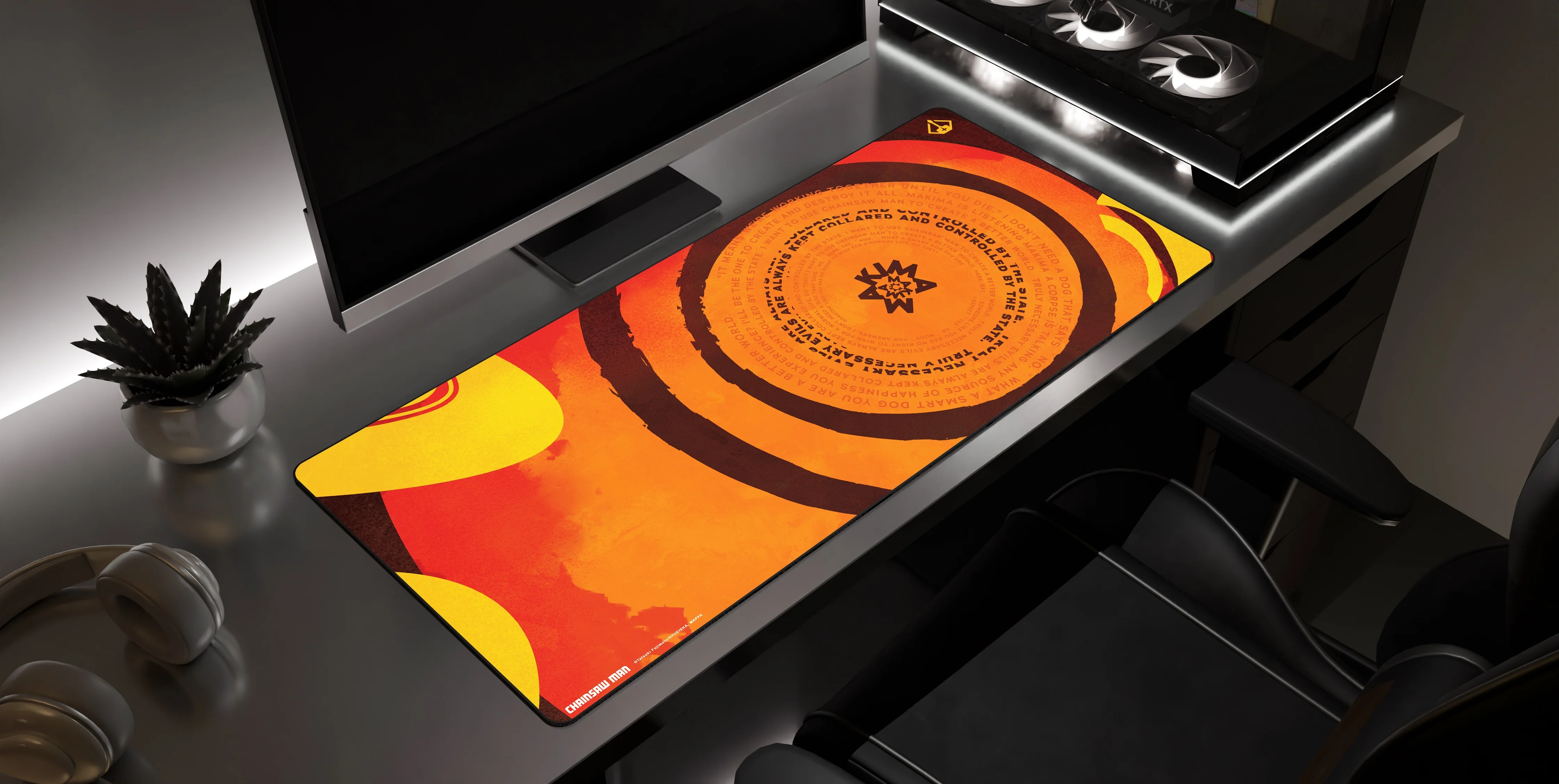 Control - Chainsaw Man Desk Mat - Image 3